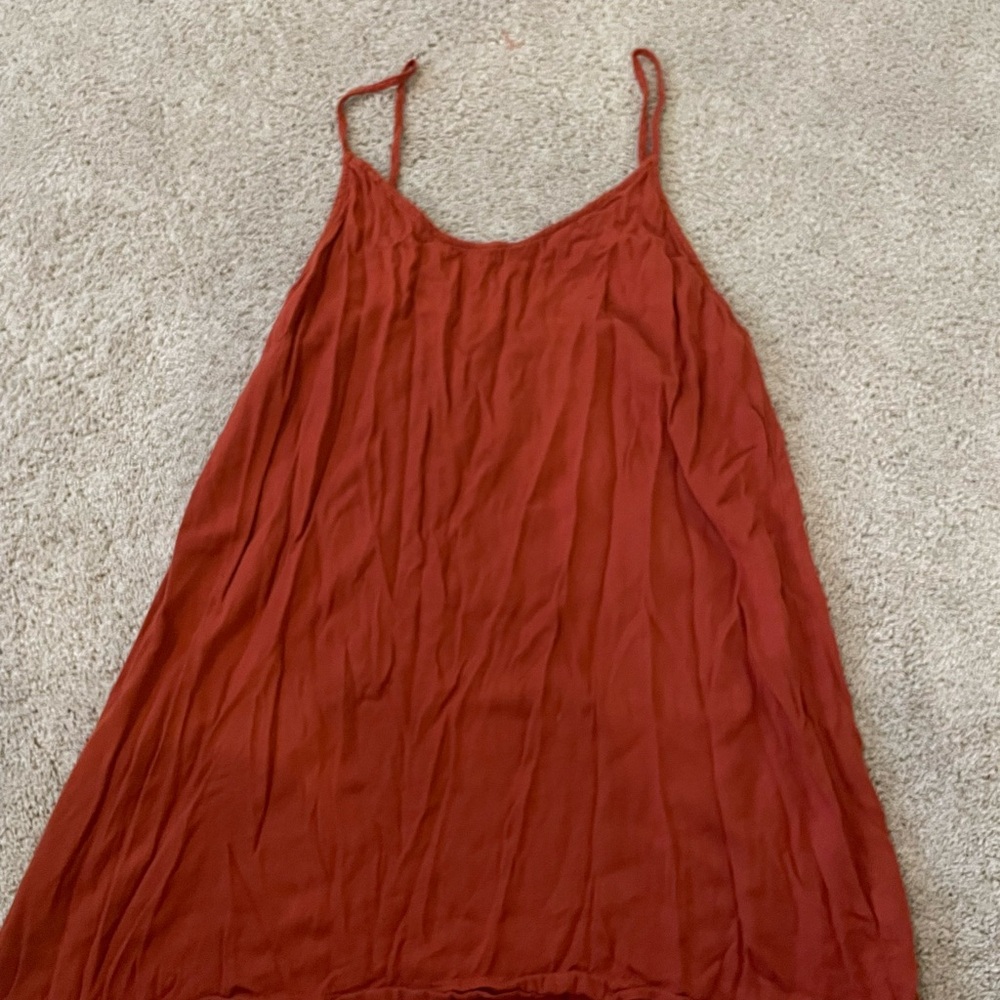 Double Zero Terracotta Sleeveless Dress